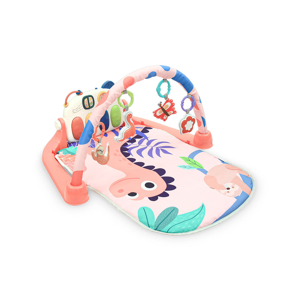 Tinnies Baby Piano Play Gym & Activity Mat Pink