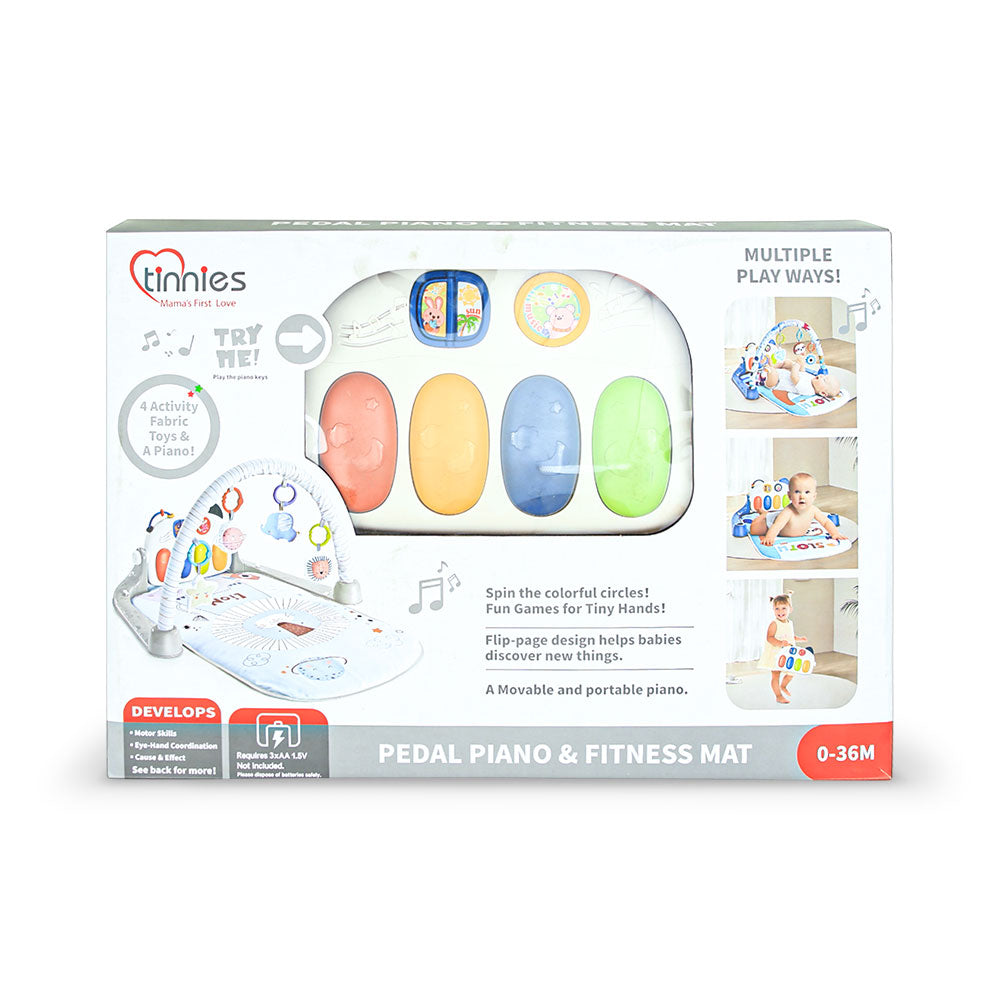 Tinnies Baby Piano Play Gym & Activity Mat Green