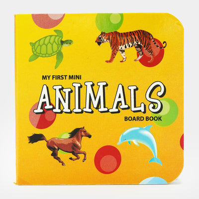 Kids Educational Mini Animal Yellow Board Book