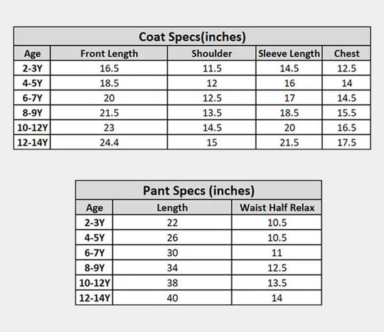 Boys Cotton Twill 3 Piece suit - Black