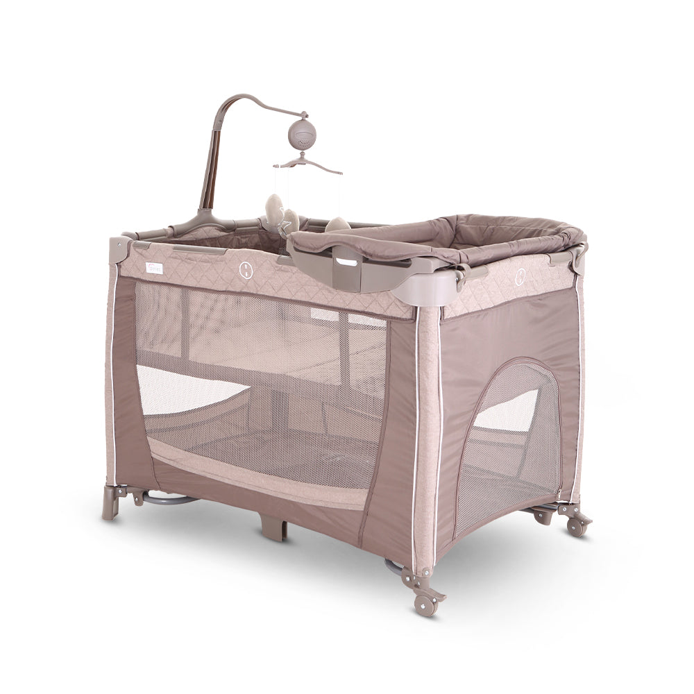 Tinnies Baby Play Pen Khaki- (T301-029)