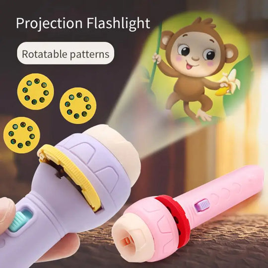 Flashlight Torch Slide Projector for Kids