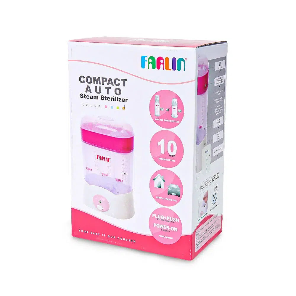 Farlin Automatic Steam Sterilizer TOP-219 E-C Peach
