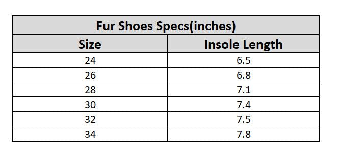 Boys Slippers Fur 28-30-BLUE