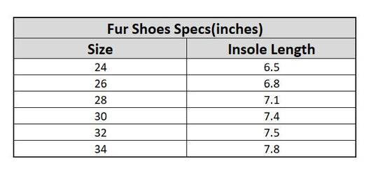 Boys Slippers Fur 28-30-BLUE