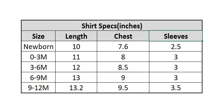 Pack Of 3 Infant Unisex Cotton Short Sleeves T-Shirt Set