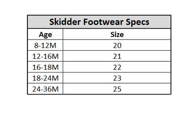 Infant Soft Rubber Skidder Footwear