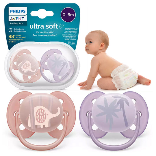 Philips Avent Ultra Soft Air Soother Pacifier 0-6M