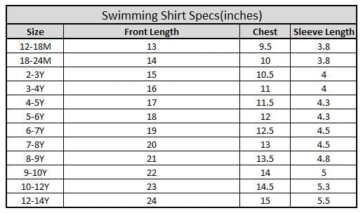 Girls Nylon Swimming 2Piece Suit Oranges