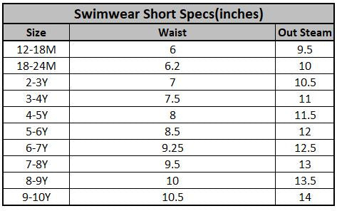 Girls Nylon Swimming 2Piece Suit Floral-Blue