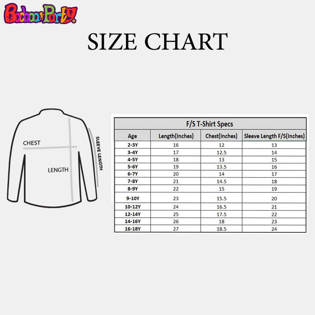 Character T-Shirt For Boys - Charcoal