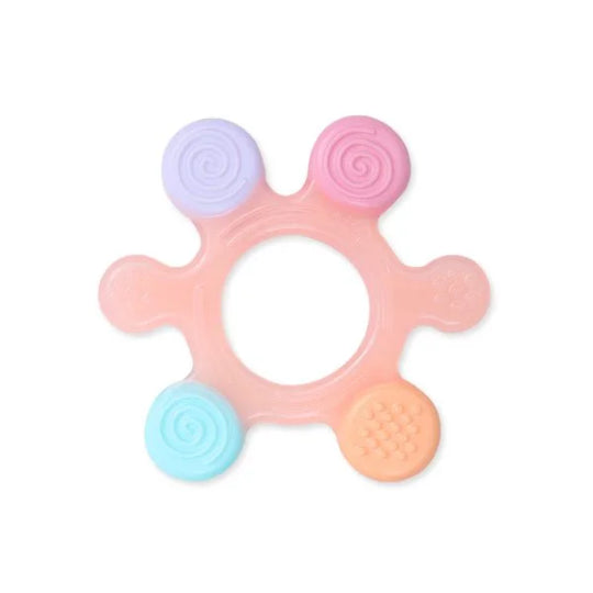 Farlin Silicone Teether – Pink Starfish