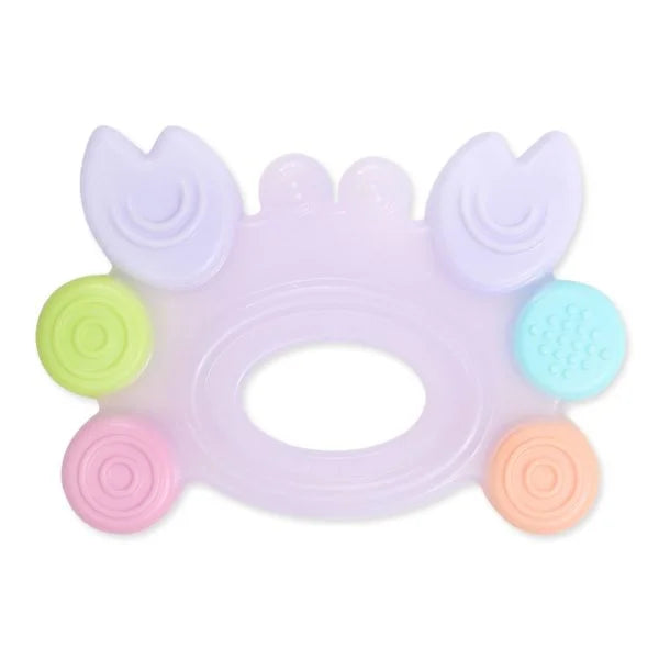 Farlin Silicone Teether – Lavendar Crab