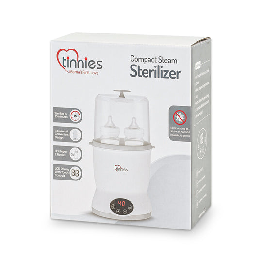 TINNIES STEAM STERILIZER & WARMER 2 BOTTLES T4001