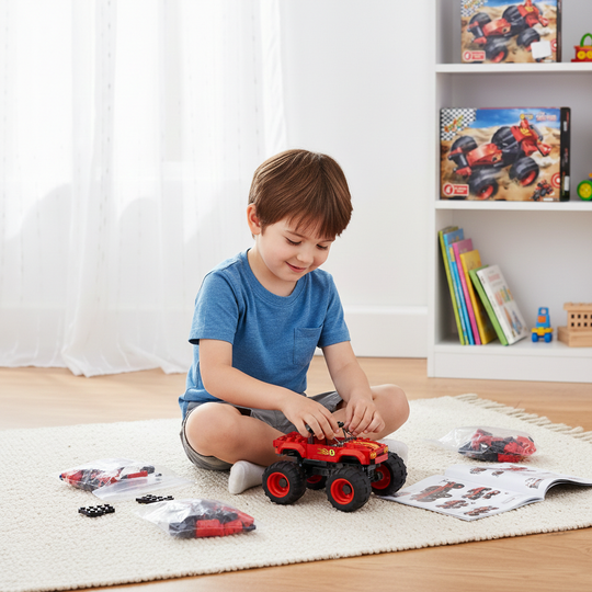 DIY Racing Car Building Block Set