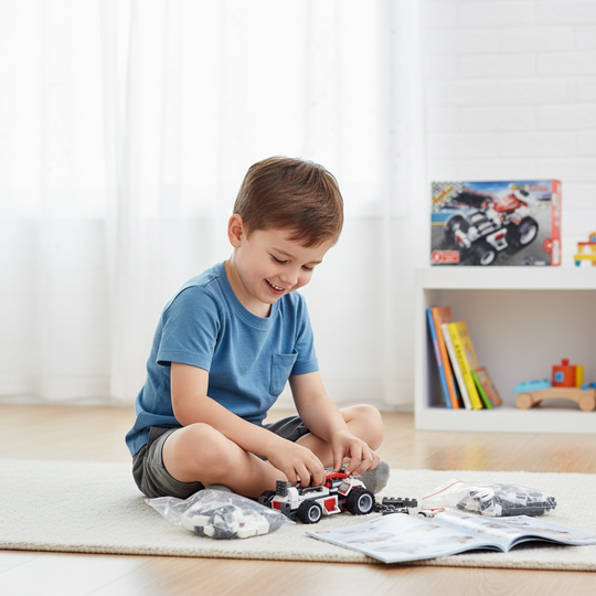 DIY Racing Car Building Block Set