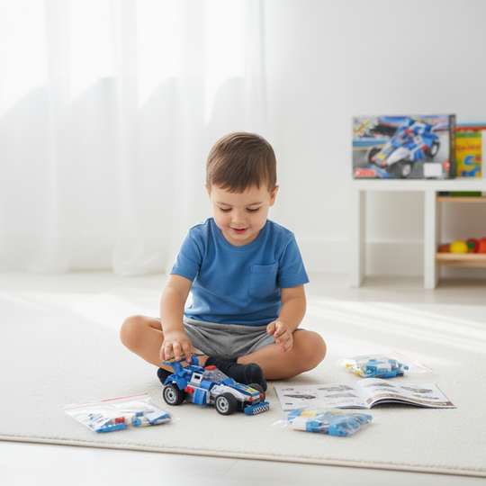 DIY Racing Car Building Block Set