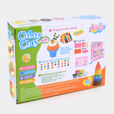 Color Clay Dough Play Set For Kids
