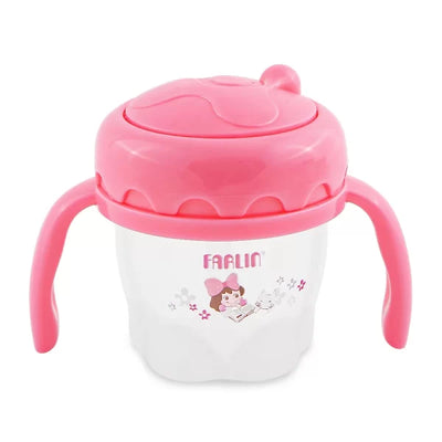 Farlin Straw Training Cup – Pink