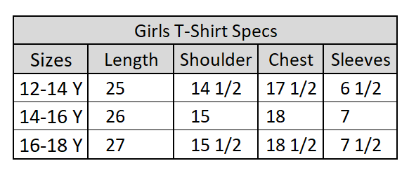 Teens Girls Jersey/Terry T-Shirt-Floral-Navy Blue