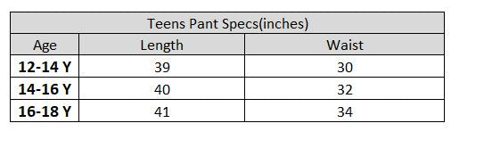 Teen Boys Denim Stretch Pant-Mid Blue