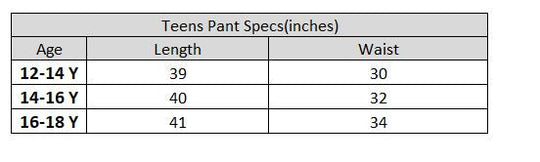 Teen Boys Denim Stretch Pant-Mid Blue