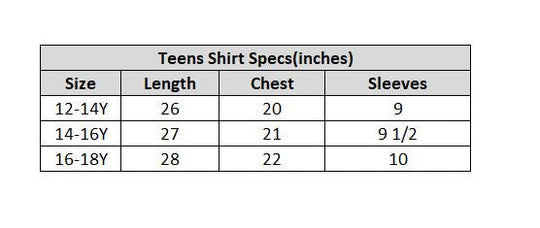 Teens Boy Cotton Resort Collar Shirt-Blue White