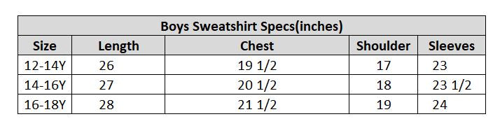 Teens Girls Jersey/Terry Sweatshirt Confidence - Purple