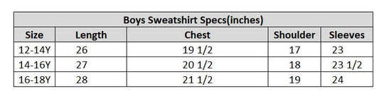 Teens Girls Jersey/Terry Sweatshirt Confidence - Purple