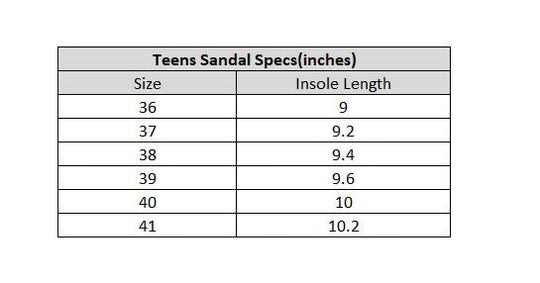 Boys Teen Sandal PD-01 - BLACK