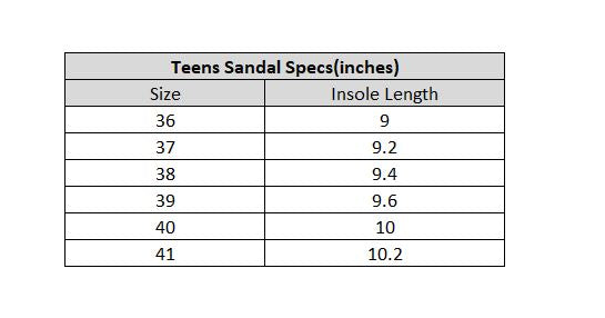 Teens Girls Sandal 11-137-GREY