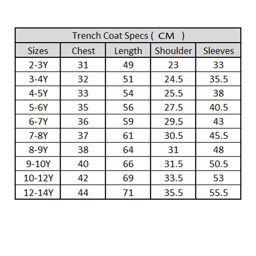 Boys Wool Trench Coat Horn - NAVY