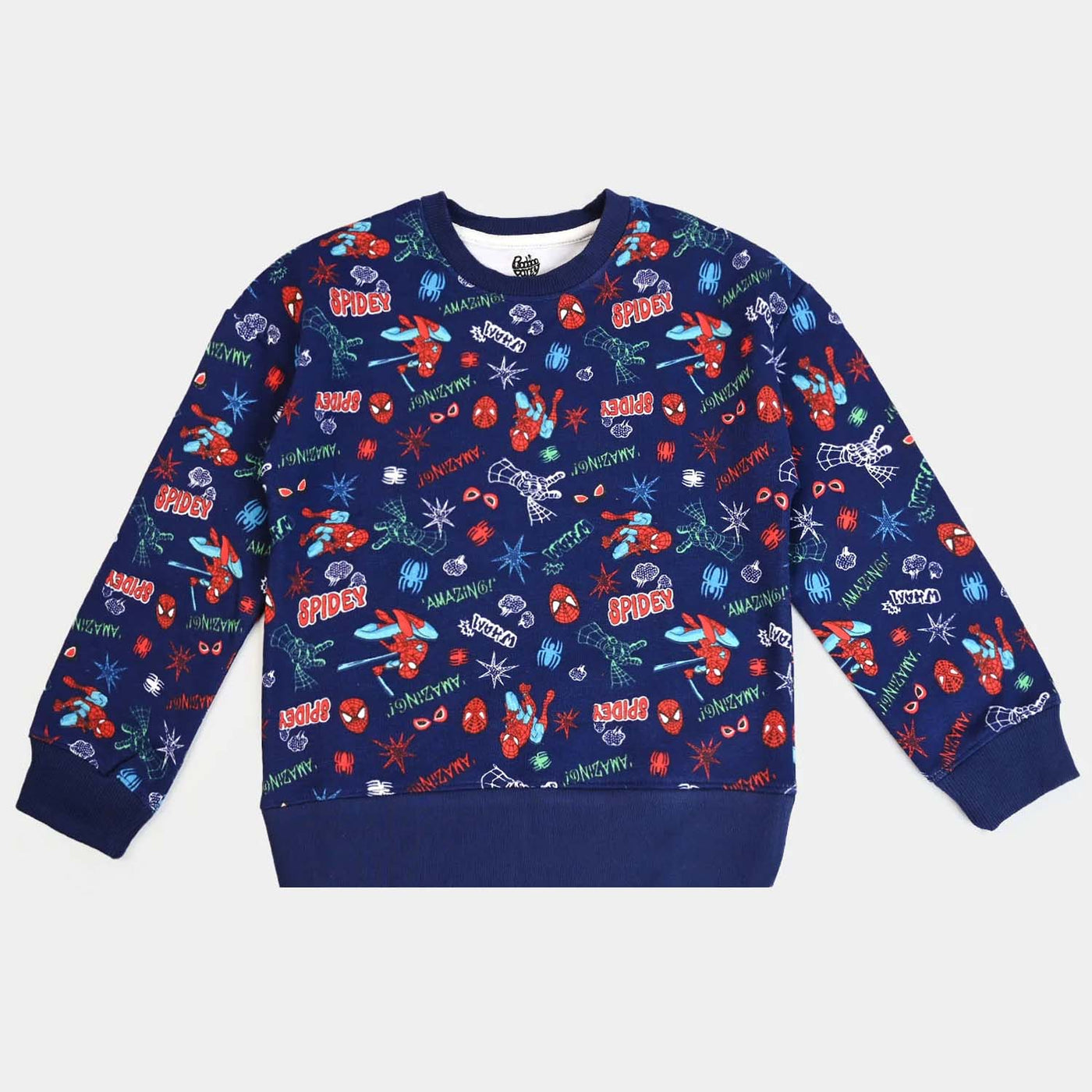 Boys Fleece Sweatshirt Spidey-Navy Blue