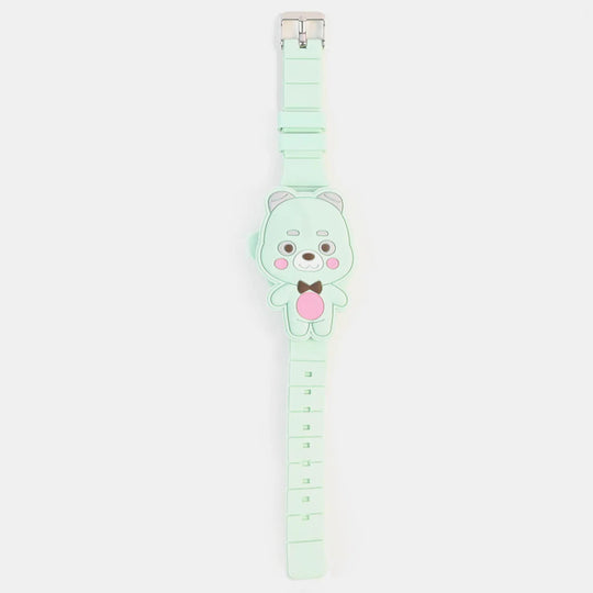 Digital Character Wrist Watch For Kids