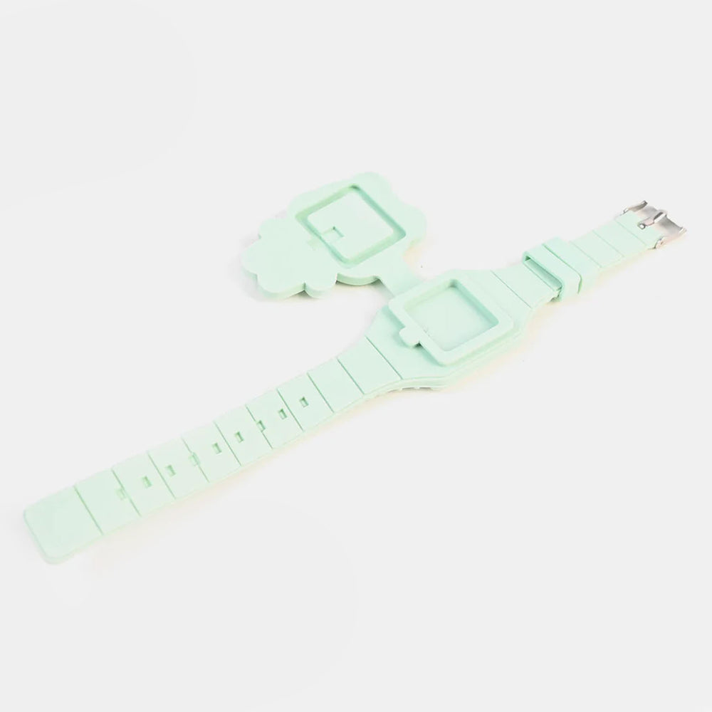 Digital Character Wrist Watch For Kids