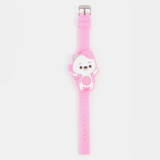 Digital Character Wrist Watch For Kids