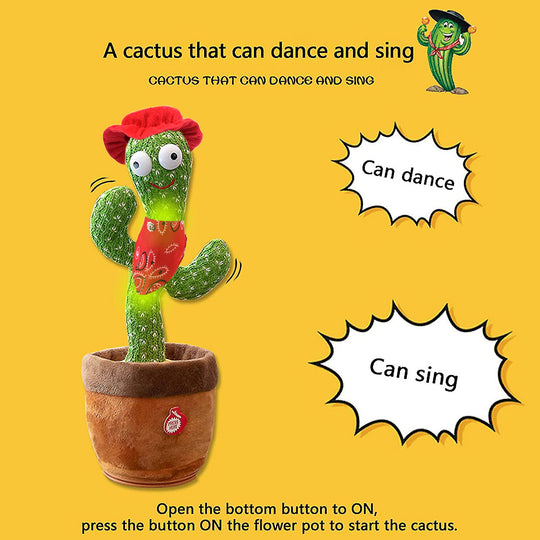 Dancing Cactus Toy - Green