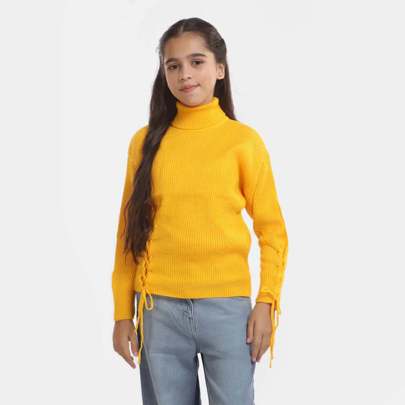 Girls Sweater -Yellow