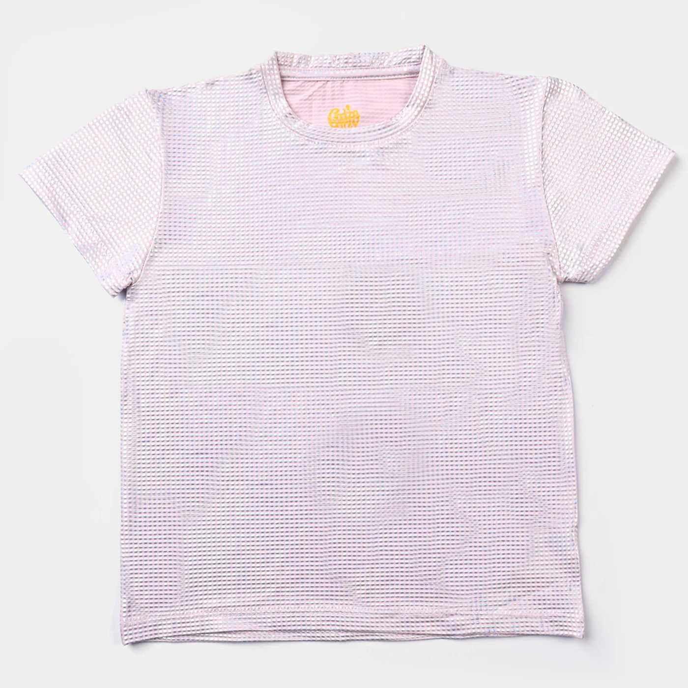 Girls Cotton Jersey T-Shirt H/S Sequence-Light Pink