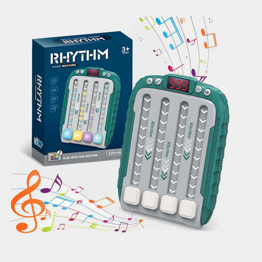 Rhythm Game Machine Quick Push Pop Game with Music and Lights