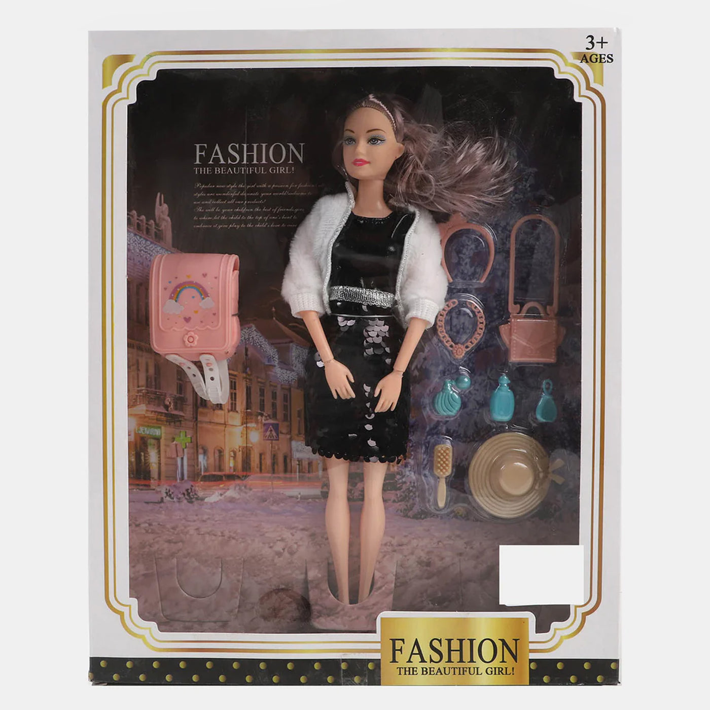 Fashion The Beautiful Doll Set Toy