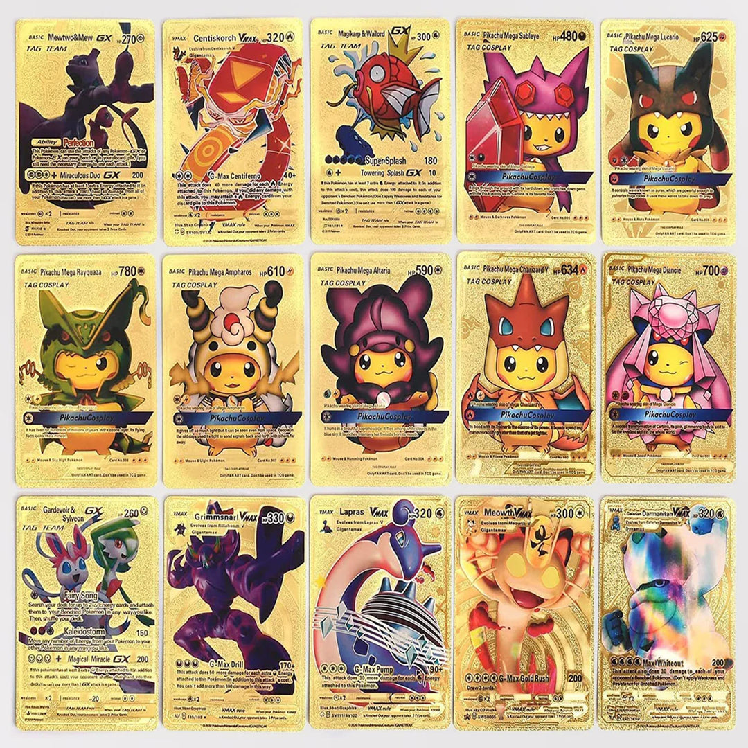 110 PCS Character Gold Foil Cards Rare Golden Cards Price in Pakistan | Bachaa Party 110 PCS Character Gold Foil Cards Rare Golden Cards Price in Pakistan | Bachaa Party