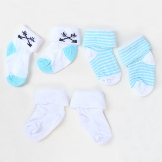 Infant Baby 3 Pair Socks | 0-12M