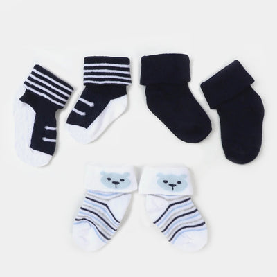 Infant Baby 3 Pair Socks | 0-12M