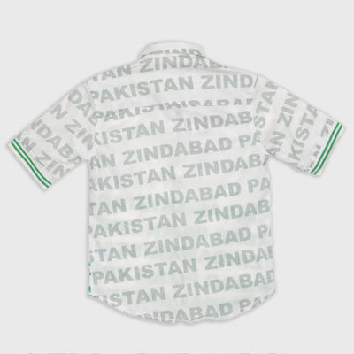 Boys Casual Shirt Zindabad - White