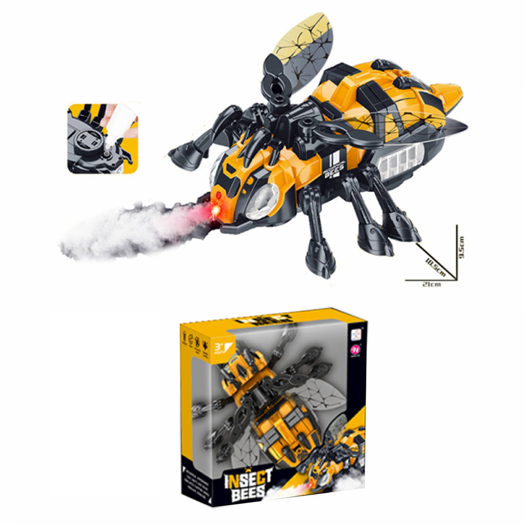 Remote Control Bee Toy With Light, Sound & Spray