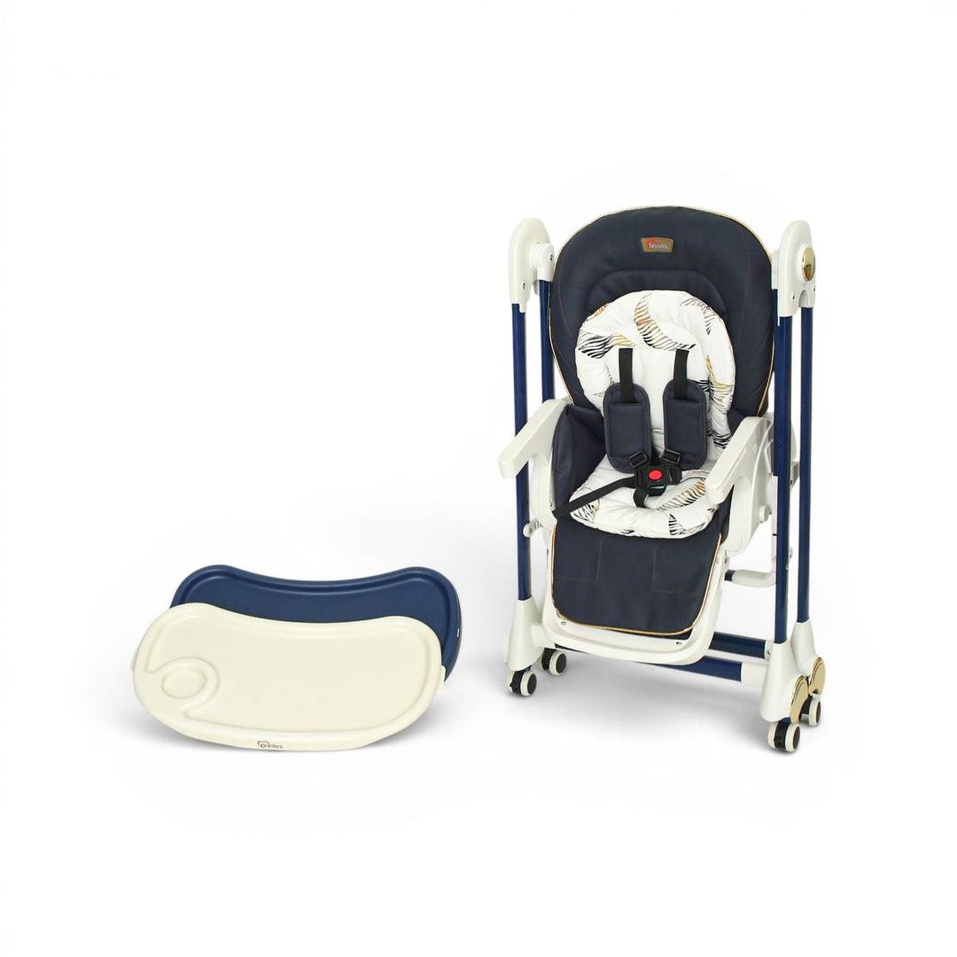 TINNIES ADJUSTABLE HIGH CHAIR BLUE