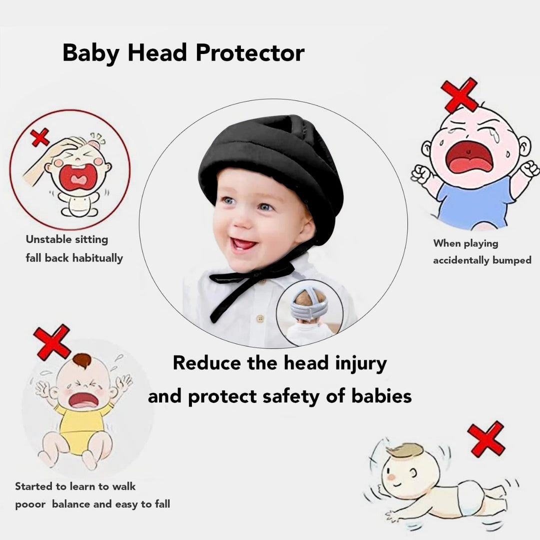 Head Protector for Baby-Red