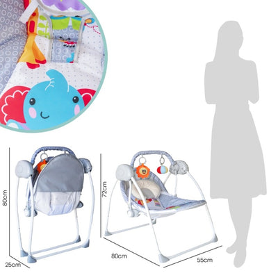 Remote Control Deluxe Baby Swing