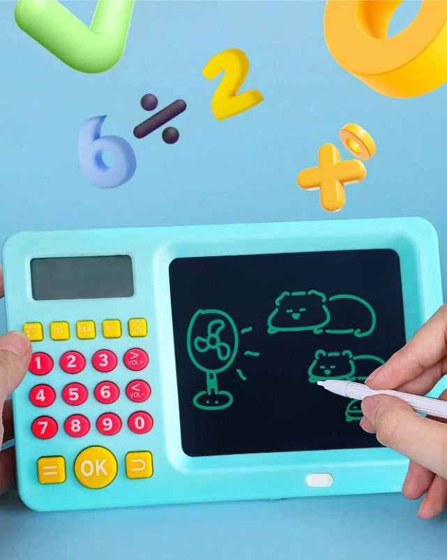 Writing Pad With Calculator Educational Toy For Kids